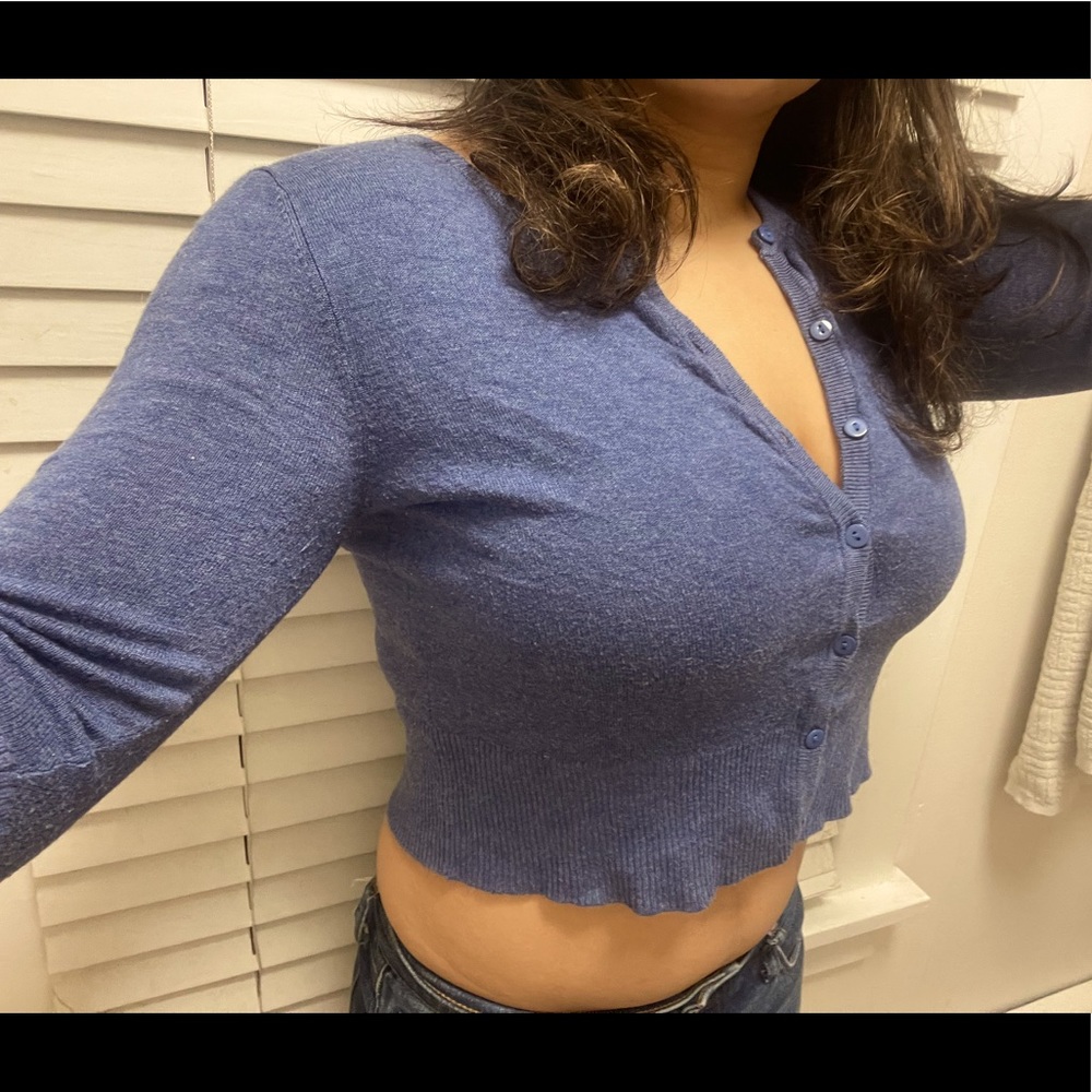 Blue Cardigan